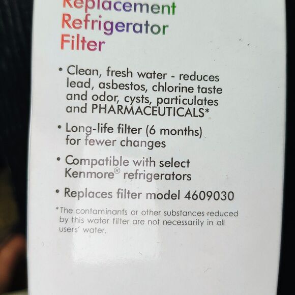 Kenmore Refrigerator Water Filter Replacement 460-9083 - Box open, filter sealed - Picture 4 of 5